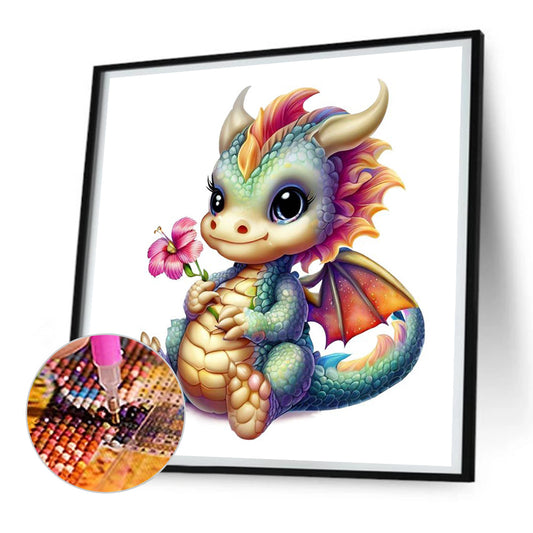 Dragon - Full Round Drill Diamond Painting 30*30CM