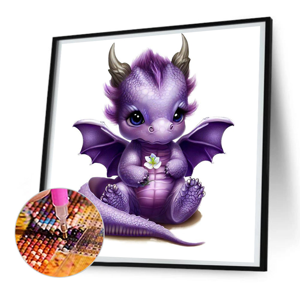 Dragon - Full Round Drill Diamond Painting 30*30CM