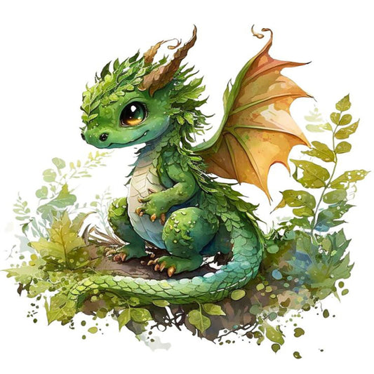 Dragon - Full Round Drill Diamond Painting 30*30CM