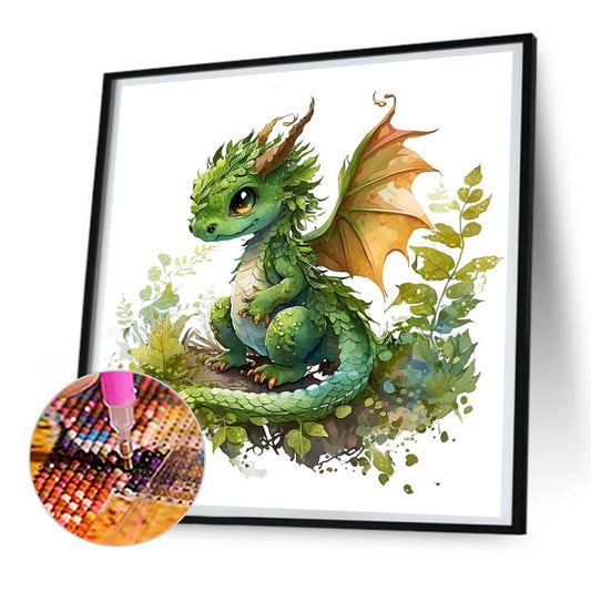 Dragon - Full Round Drill Diamond Painting 30*30CM