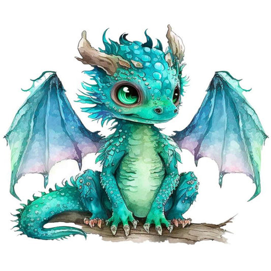 Dragon - Full Round Drill Diamond Painting 30*30CM