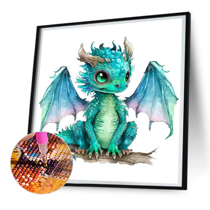 Dragon - Full Round Drill Diamond Painting 30*30CM