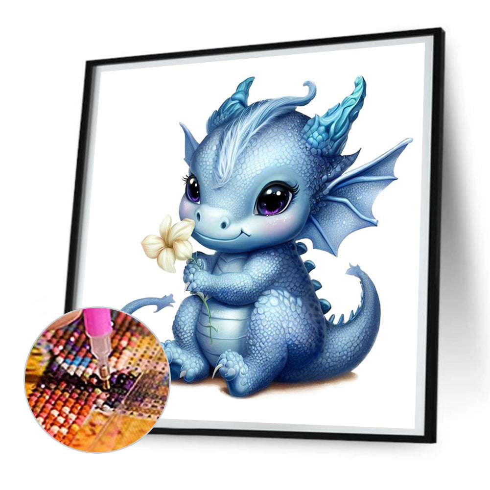 Dragon - Full Round Drill Diamond Painting 30*30CM