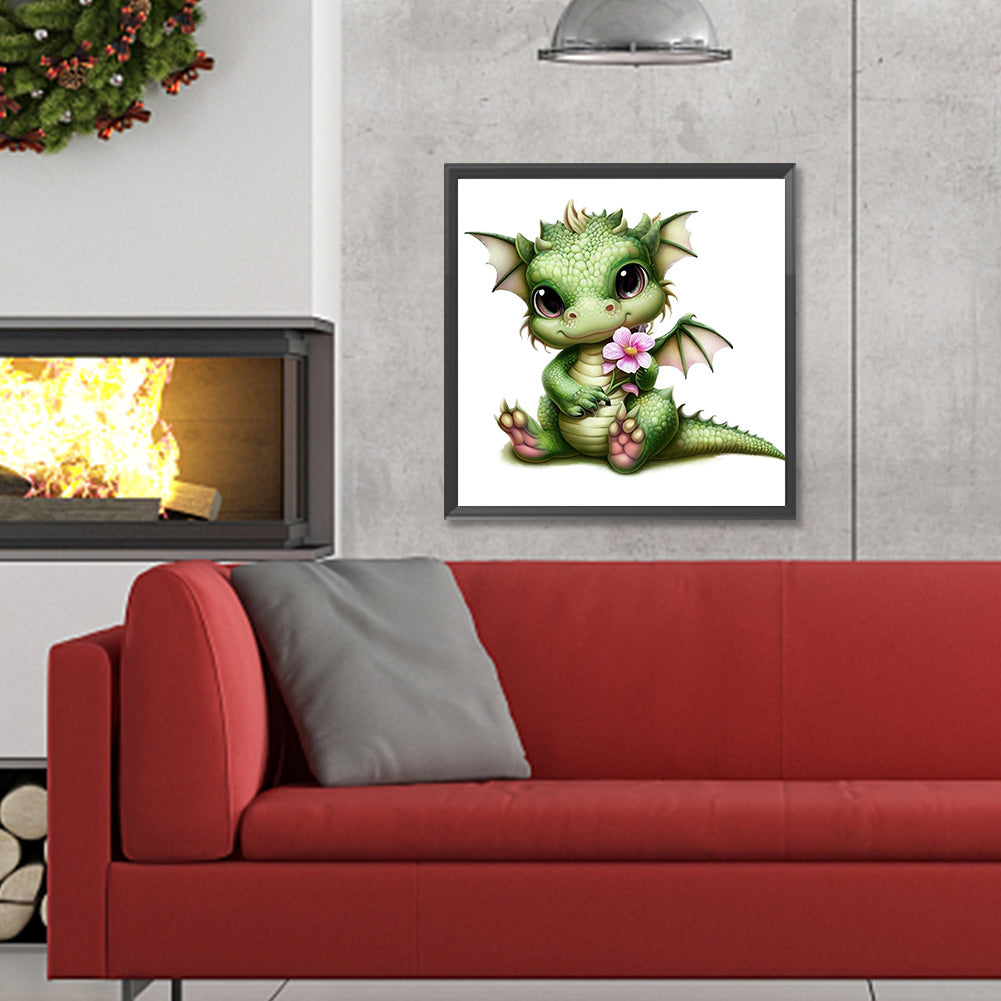 Dragon - Full Round Drill Diamond Painting 30*30CM