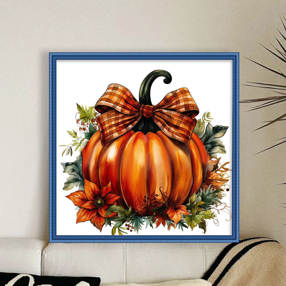 Pumpkin - 11CT Stamped Cross Stitch 50*50CM