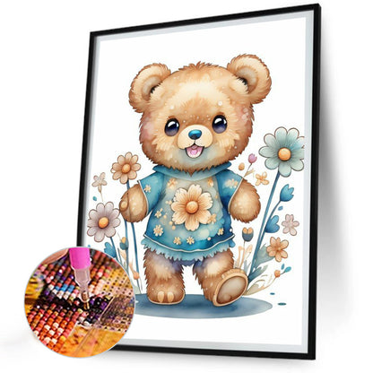 Bear - Full Round Drill Diamond Painting 30*40CM