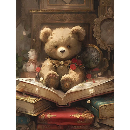 Bear - Full Round Drill Diamond Painting 30*40CM