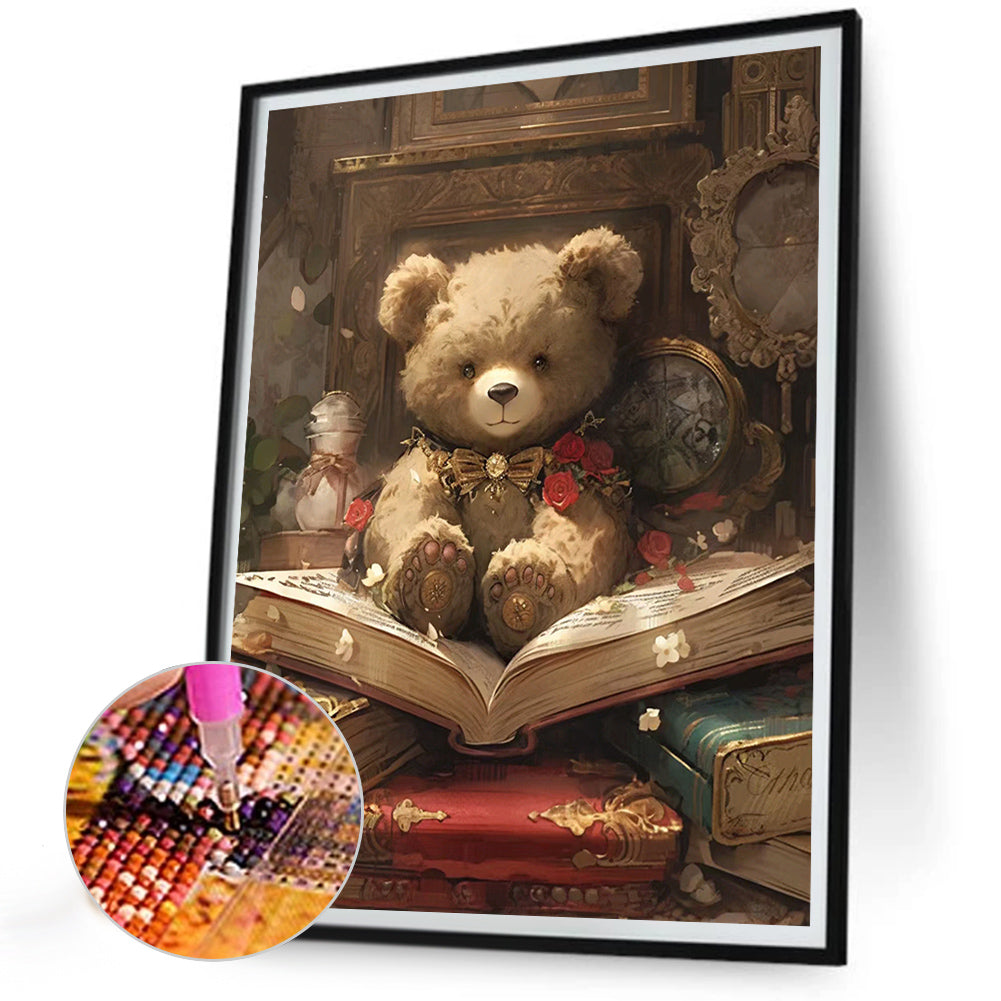 Bear - Full Round Drill Diamond Painting 30*40CM