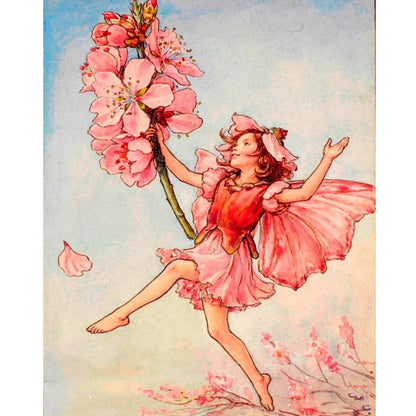 Free Flower Elf - Full Round Drill Diamond Painting 40*50CM