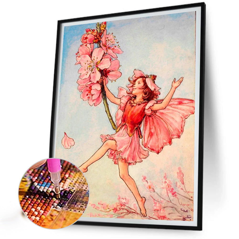 Free Flower Elf - Full Round Drill Diamond Painting 40*50CM