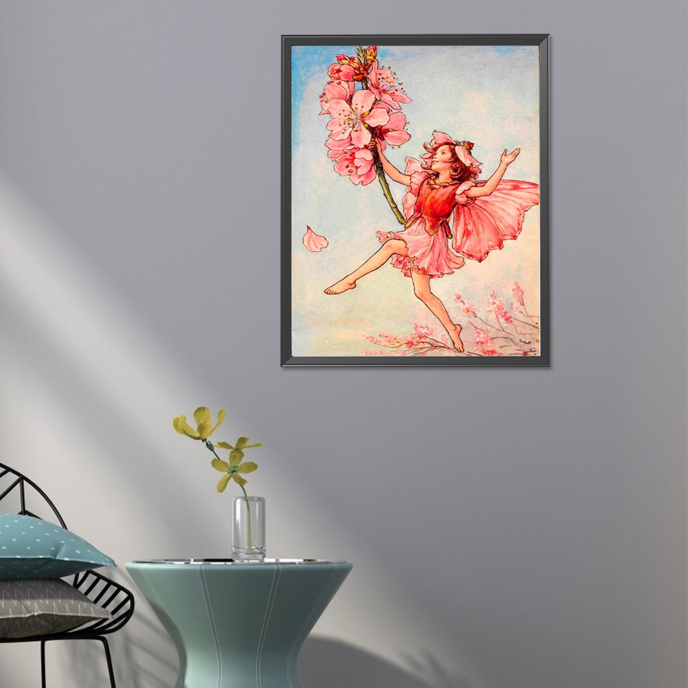 Free Flower Elf - Full Round Drill Diamond Painting 40*50CM