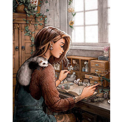 Pharmacist - Full Round Drill Diamond Painting 40*50CM