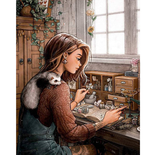 Pharmacist - Full Round Drill Diamond Painting 40*50CM