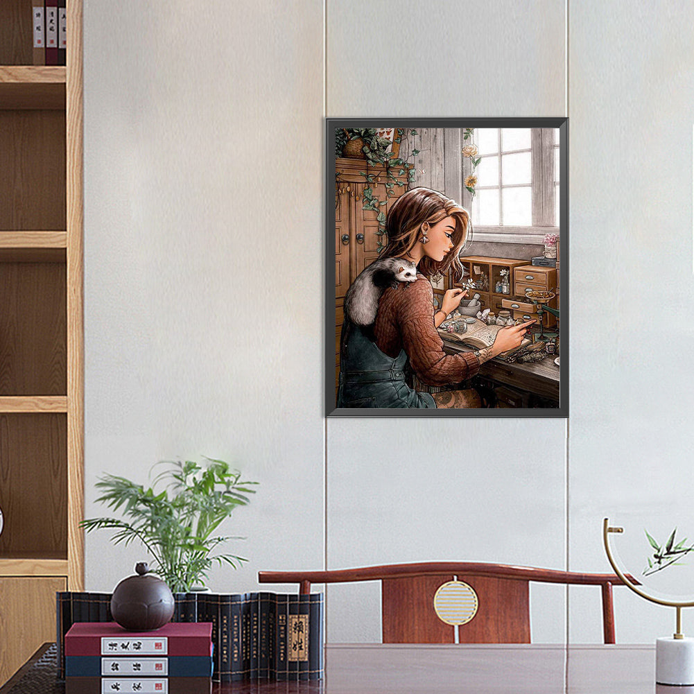 Pharmacist - Full Round Drill Diamond Painting 40*50CM