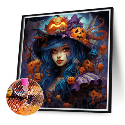 Witch - Full Round Drill Diamond Painting 40*40CM