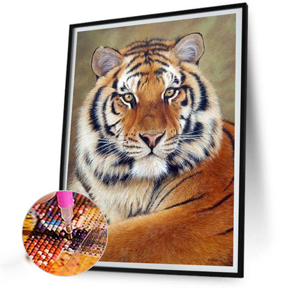 Tiger - Full Round Drill Diamond Painting 40*50CM