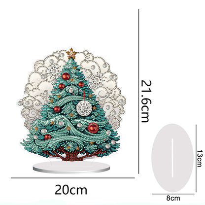 Special Shape Diamond Art Table Decor Xmas Tree for Home Office Table Decor (#1)