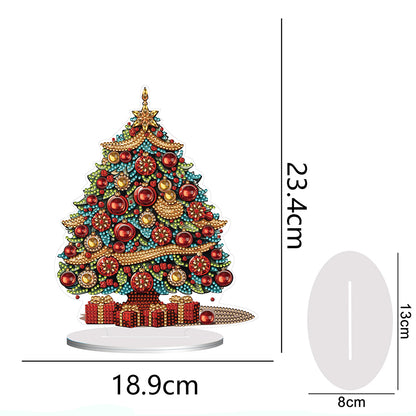 Special Shape Diamond Art Table Decor Xmas Tree for Home Office Table Decor (#2)