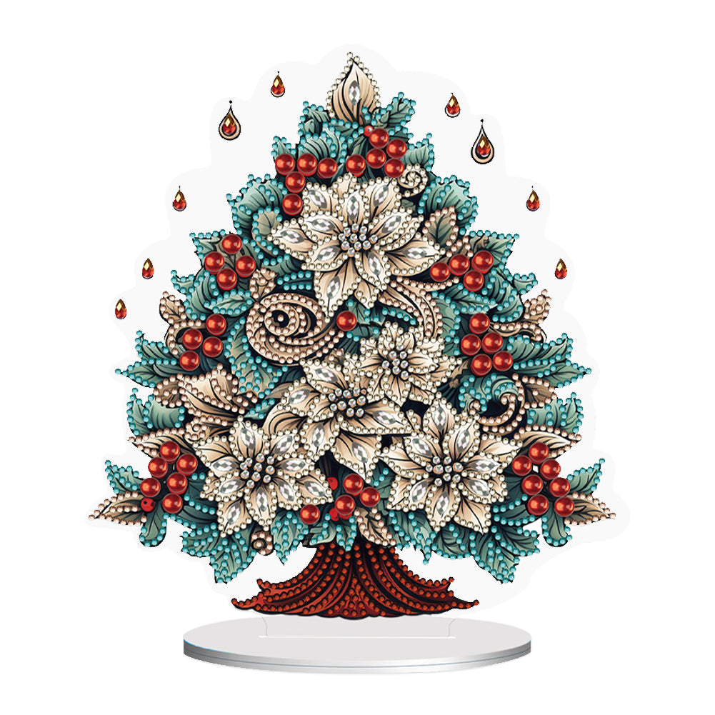 Special Shape Diamond Art Table Decor Xmas Tree for Home Office Table Decor (#3)