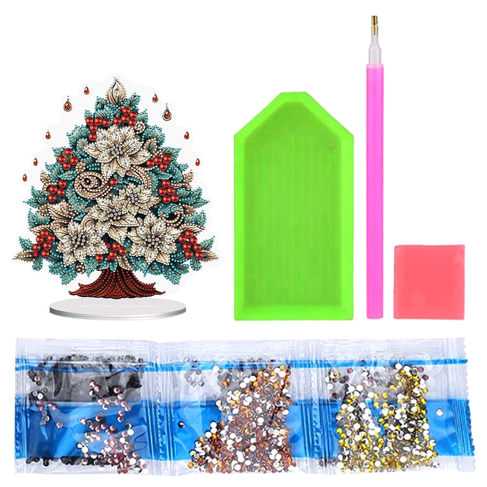 Special Shape Diamond Art Table Decor Xmas Tree for Home Office Table Decor (#3)