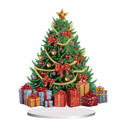 Special Shape Diamond Art Table Decor Xmas Tree for Home Office Table Decor (#4)