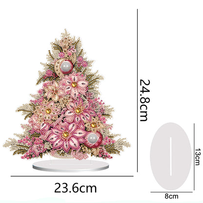 Special Shape Diamond Art Table Decor Xmas Tree for Home Office Table Decor (#8)