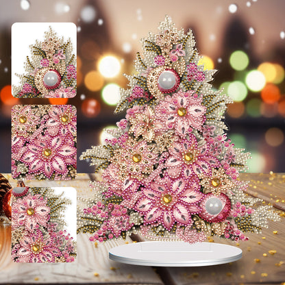 Special Shape Diamond Art Table Decor Xmas Tree for Home Office Table Decor (#8)