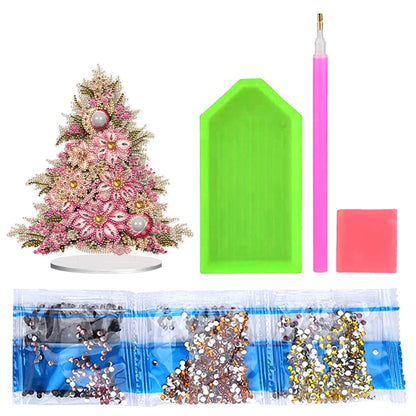 Special Shape Diamond Art Table Decor Xmas Tree for Home Office Table Decor (#8)