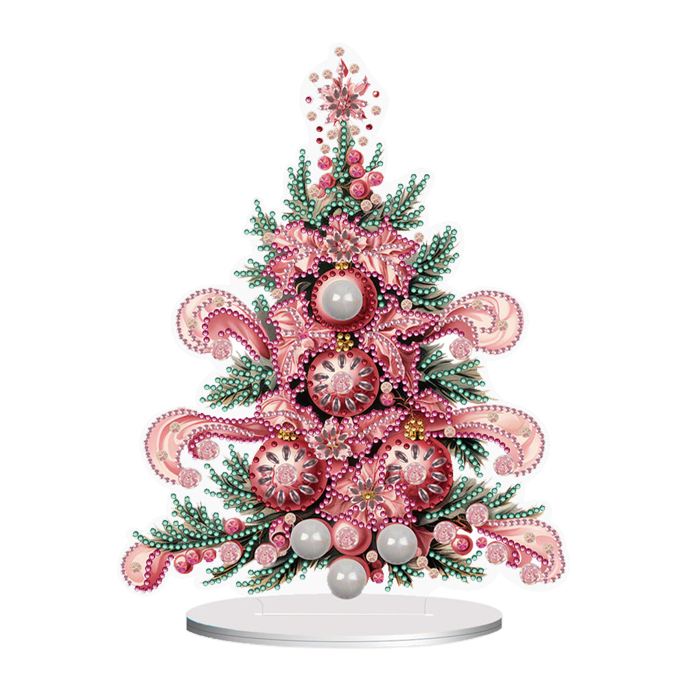 Special Shape Diamond Art Table Decor Xmas Tree for Home Office Table Decor (#9)