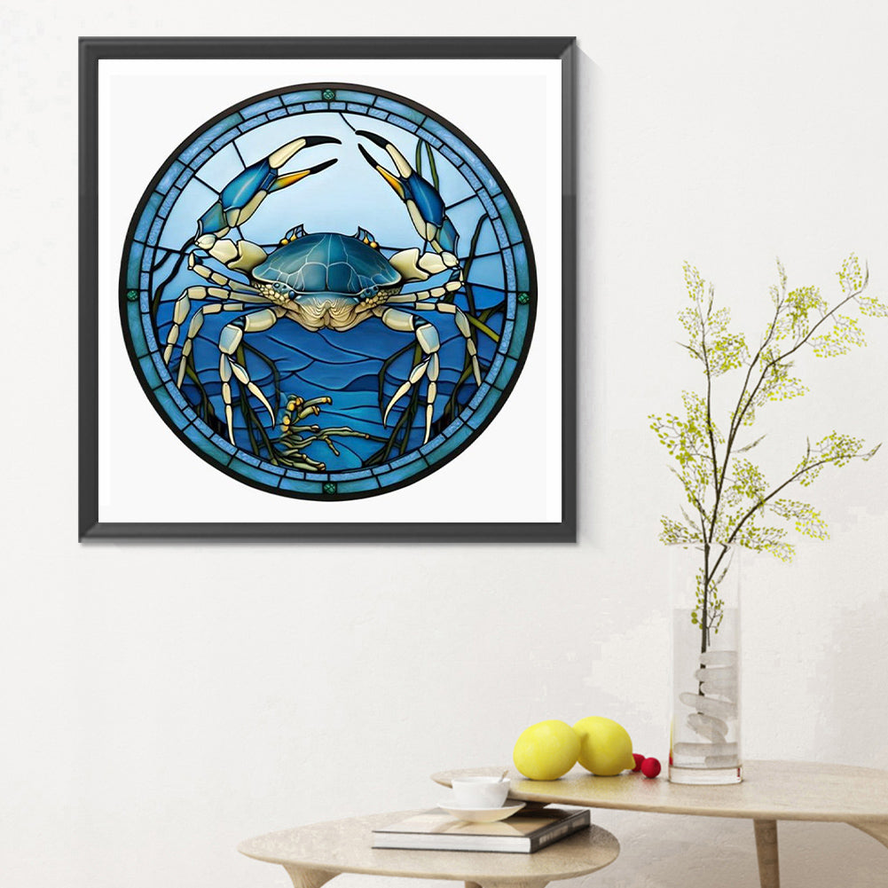 Crab - Full Round Drill Diamond Painting 30*30CM