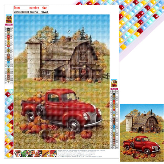 Country Classic Car - Full Square Drill Diamond Painting 30*40CM