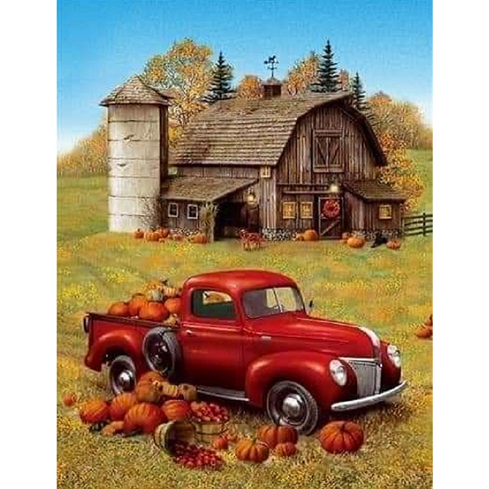 Country Classic Car - Full Square Drill Diamond Painting 30*40CM