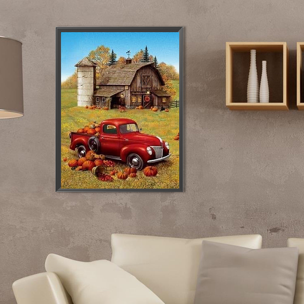 Country Classic Car - Full Square Drill Diamond Painting 30*40CM