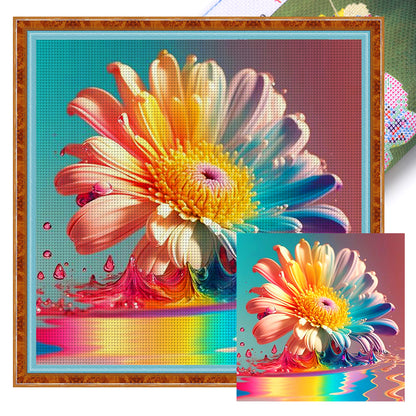 Colorful Flowers - 11CT Stamped Cross Stitch 40*40CM