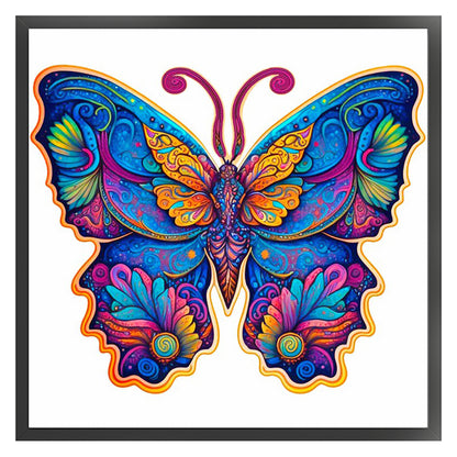 Butterfly - 11CT Stamped Cross Stitch 40*40CM