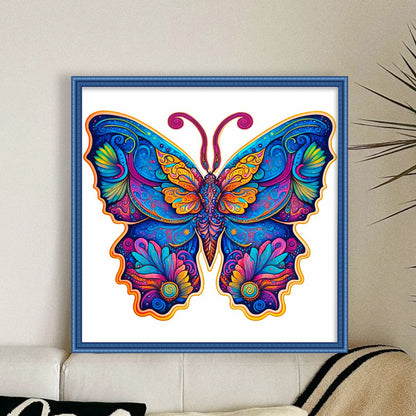 Butterfly - 11CT Stamped Cross Stitch 40*40CM