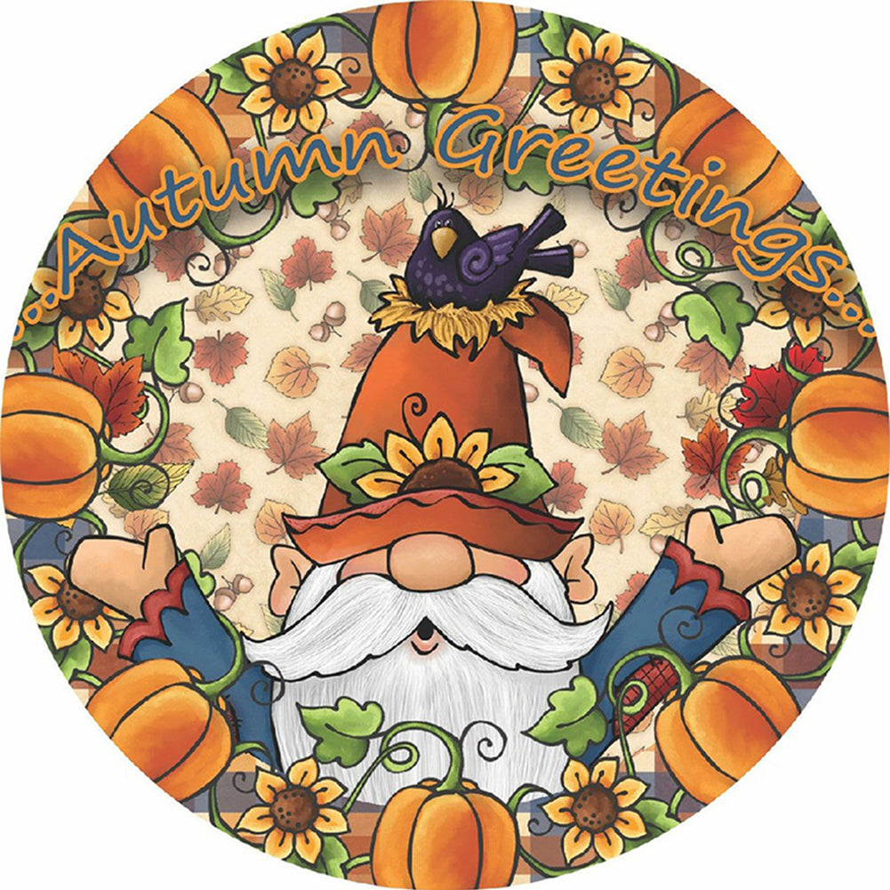 Goblin Thanksgiving - 11CT Stamped Cross Stitch 40*40CM