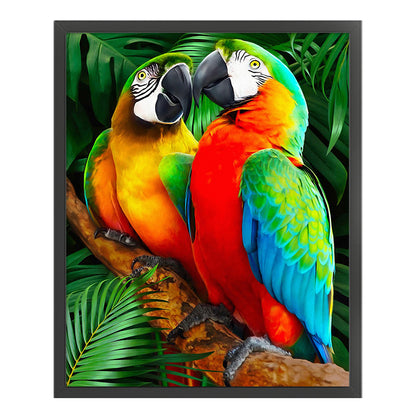 Parrot - 11CT Stamped Cross Stitch 40*50CM