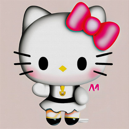 Kitty Cat - 11CT Stamped Cross Stitch 40*40CM