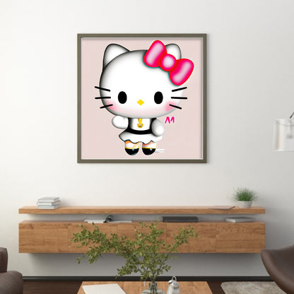 Kitty Cat - 11CT Stamped Cross Stitch 40*40CM