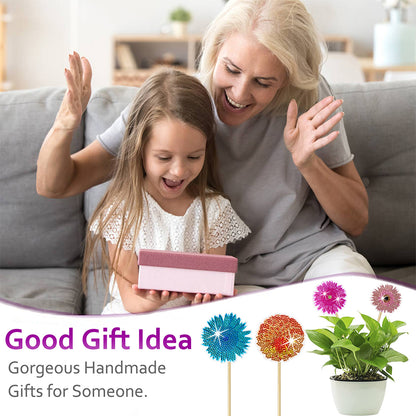 8PCS DIY Diamond Paintings Stick Yard Decor Diamond Painting Garden Stakes Decor