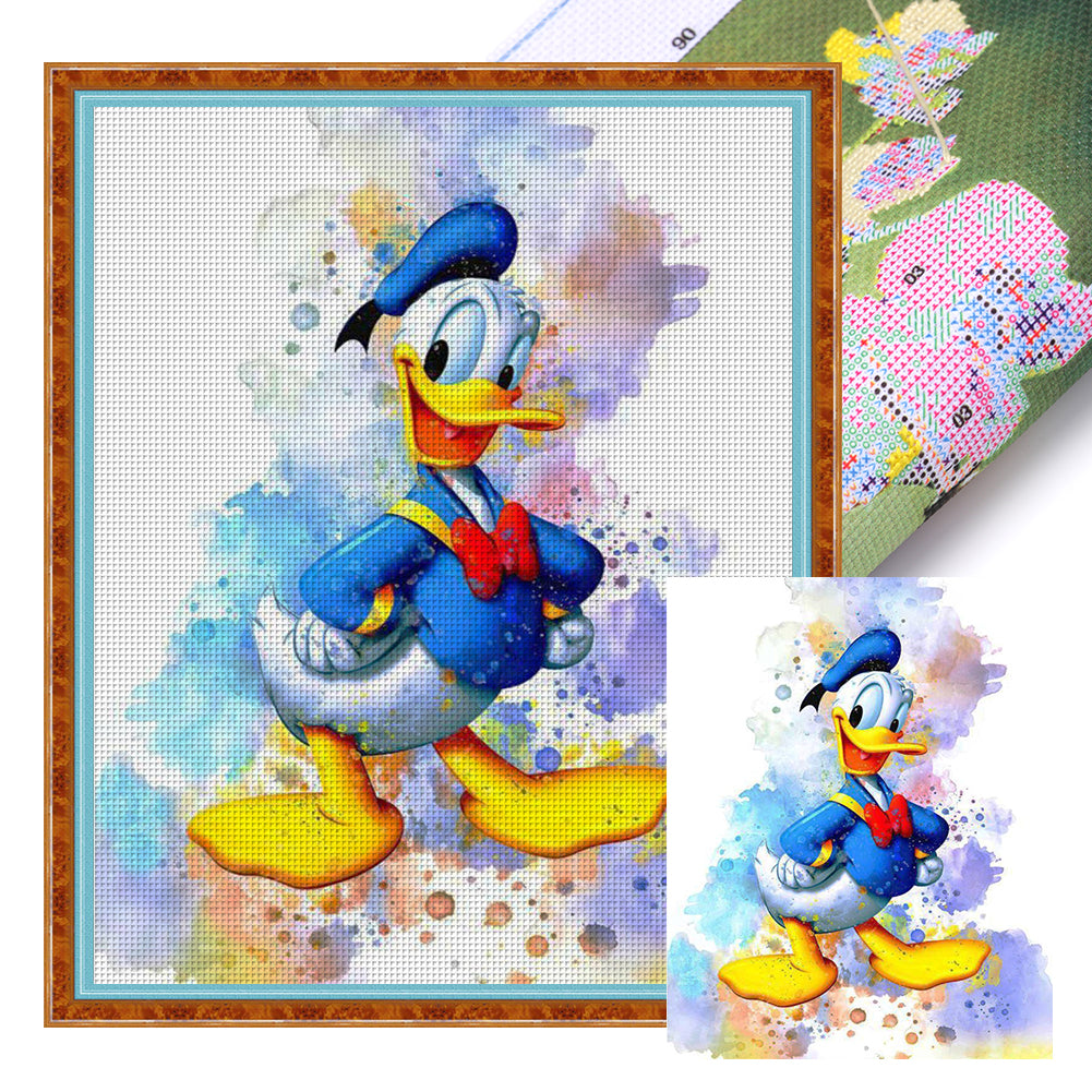 Donald Duck - 11CT Stamped Cross Stitch 40*50CM