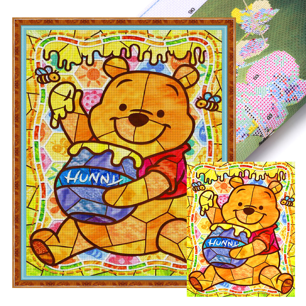 Winnie The Pooh - 11CT Stamped Cross Stitch 40*50CM