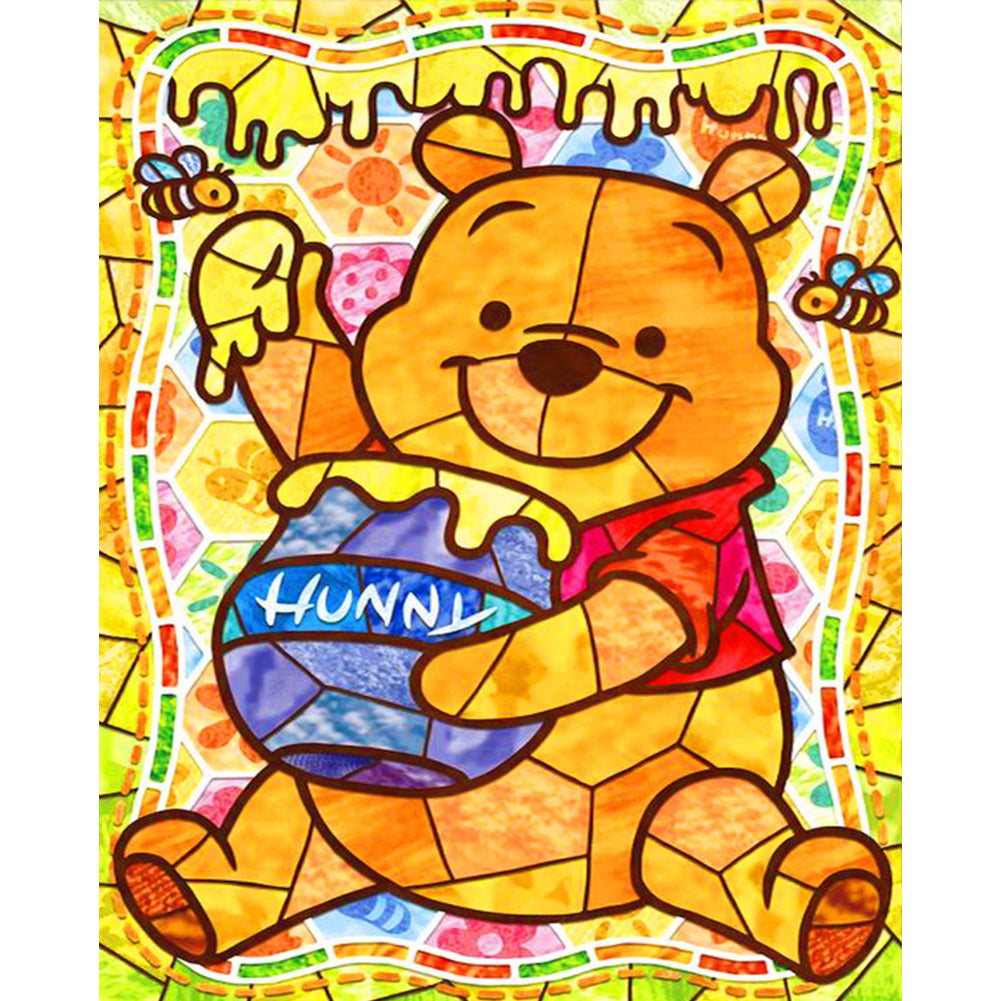 Winnie The Pooh - 11CT Stamped Cross Stitch 40*50CM