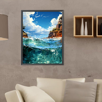 Cool In Summer - Full Round Drill Diamond Painting 30*40CM