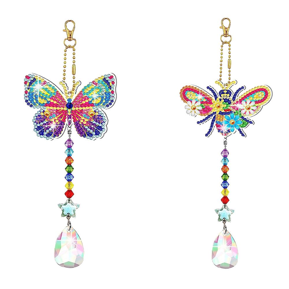 Suncatcher Diamond Drawing Hanging Ornament Kit (Butterfly Bee)