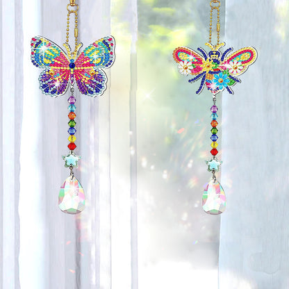 Suncatcher Diamond Drawing Hanging Ornament Kit (Butterfly Bee)