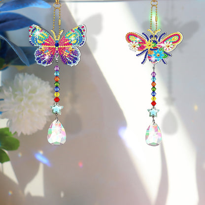 Suncatcher Diamond Drawing Hanging Ornament Kit (Butterfly Bee)