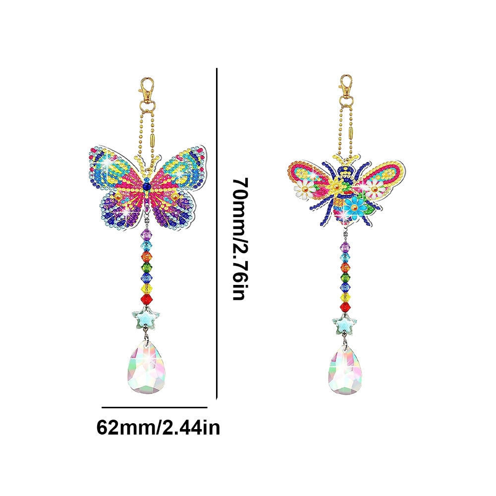 Suncatcher Diamond Drawing Hanging Ornament Kit (Butterfly Bee)