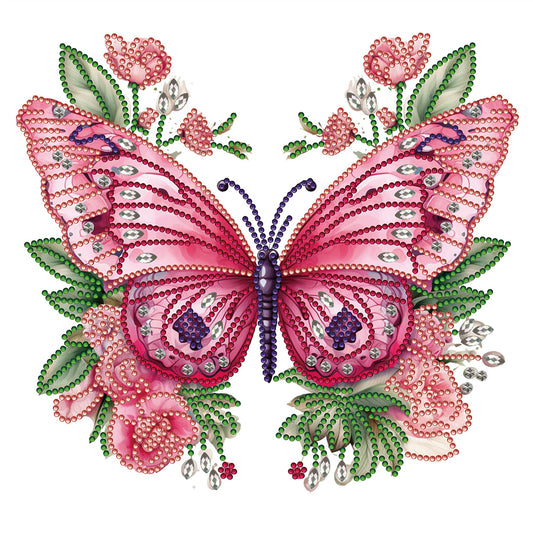 Garden Butterfly - Special Shaped Drill Diamond Painting 30*30CM